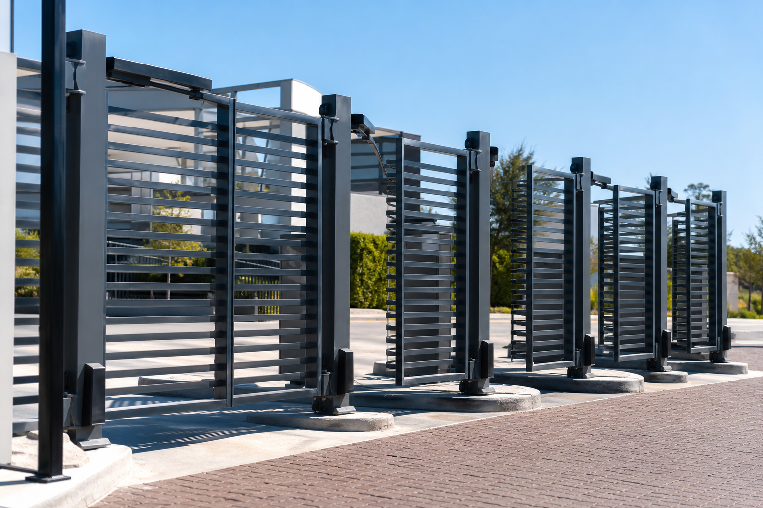 How to Choose Commercial Gates Without Costly Downtime