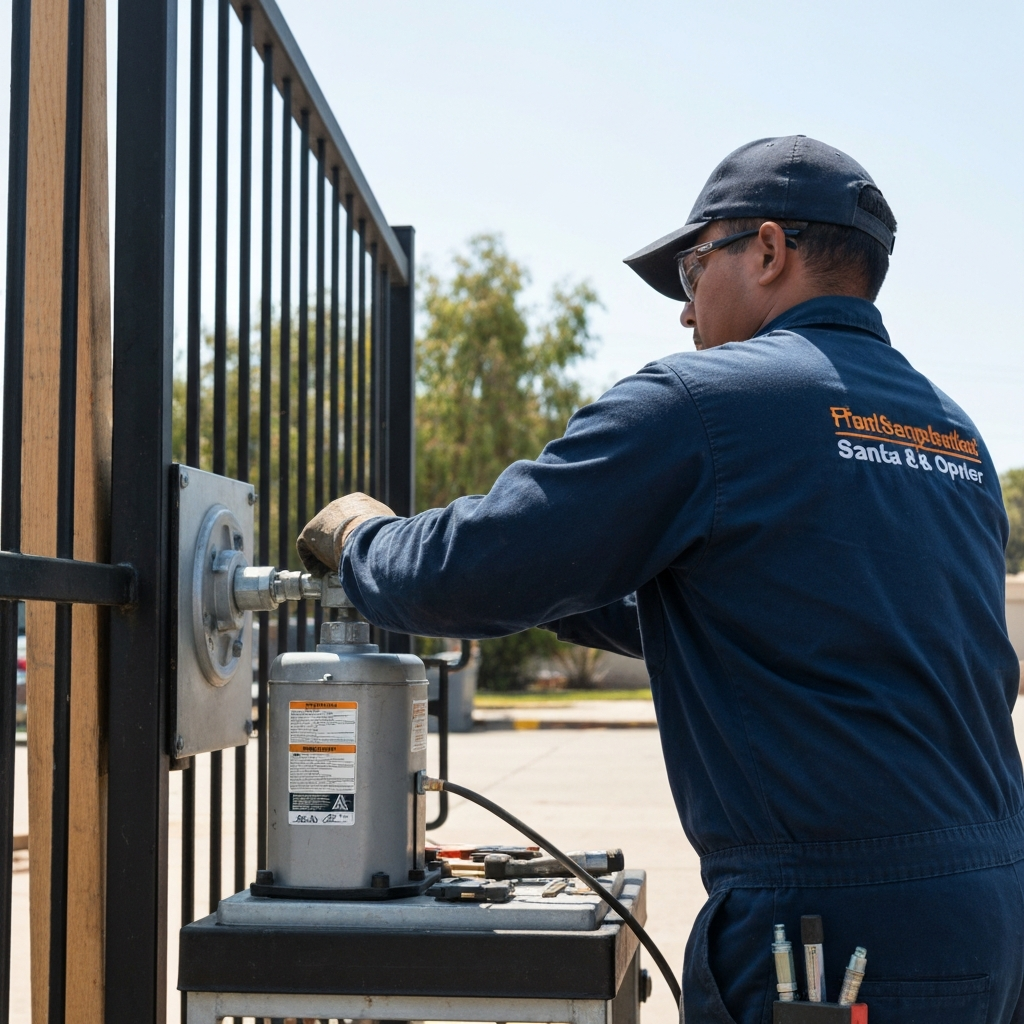 Gate motor and opener repair by technician
