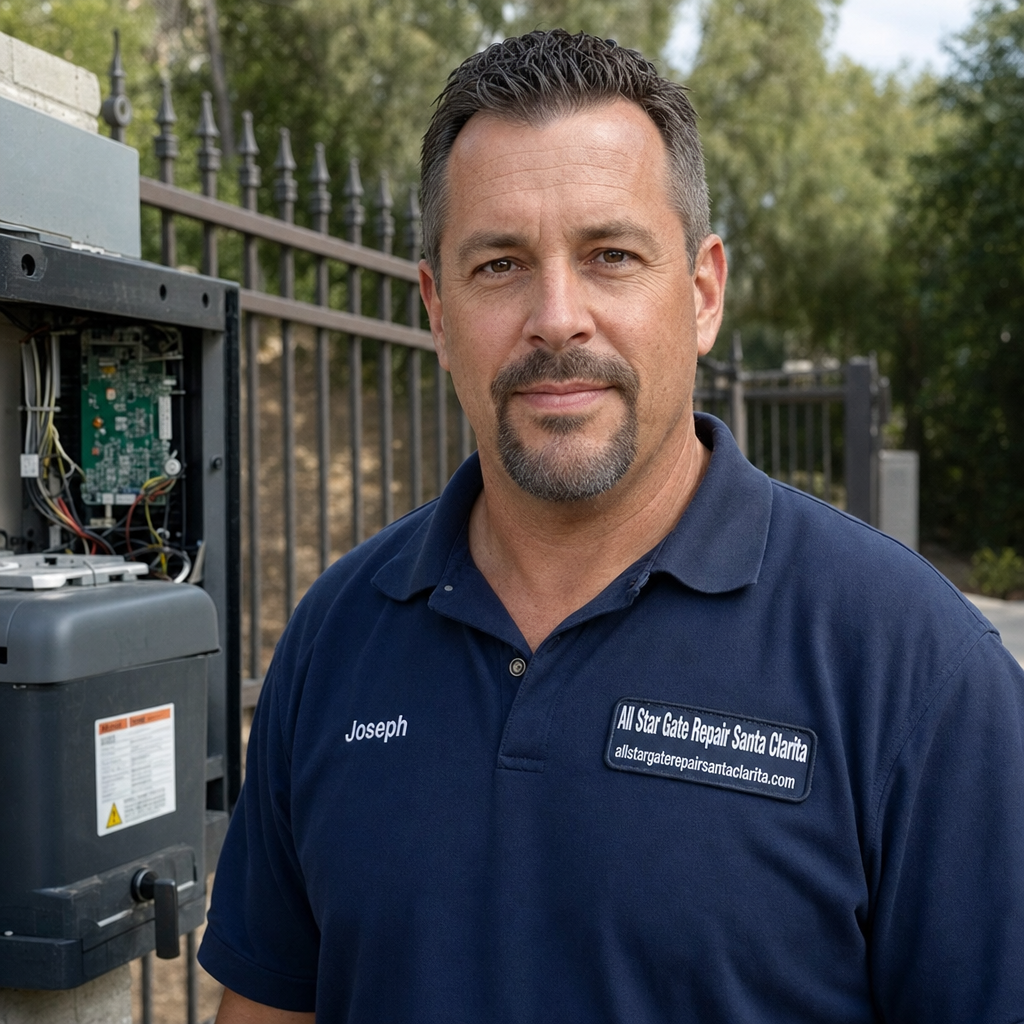 Joseph Davis, owner of All Star Gate Repair Santa Clarita